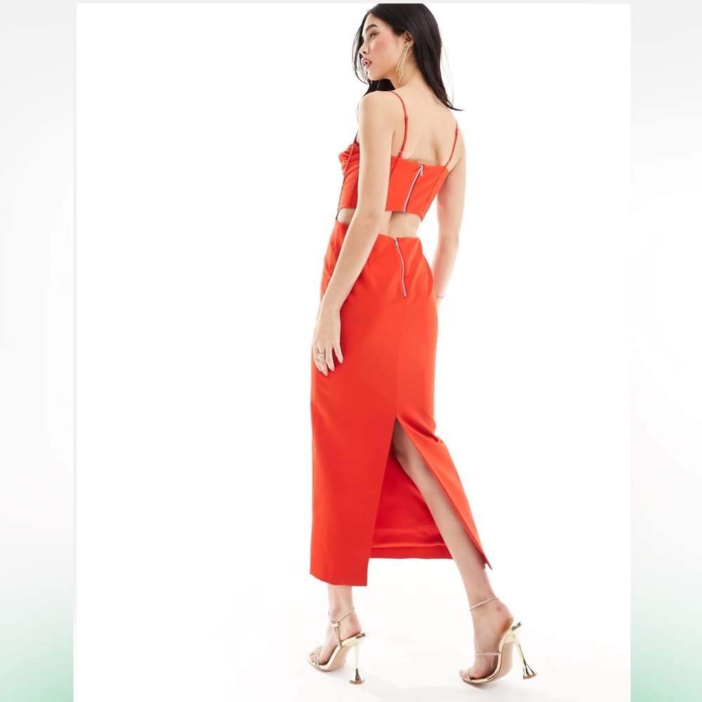 Elegant Red Women's Dress sz 4
